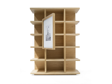 SAKARI - Open solid wood bookcase by Riva 1920 - view 3